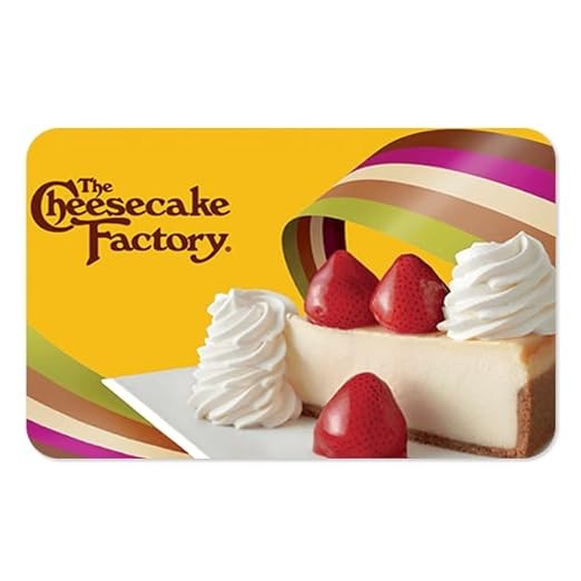 芝士蛋糕工厂电子礼品卡 200USD